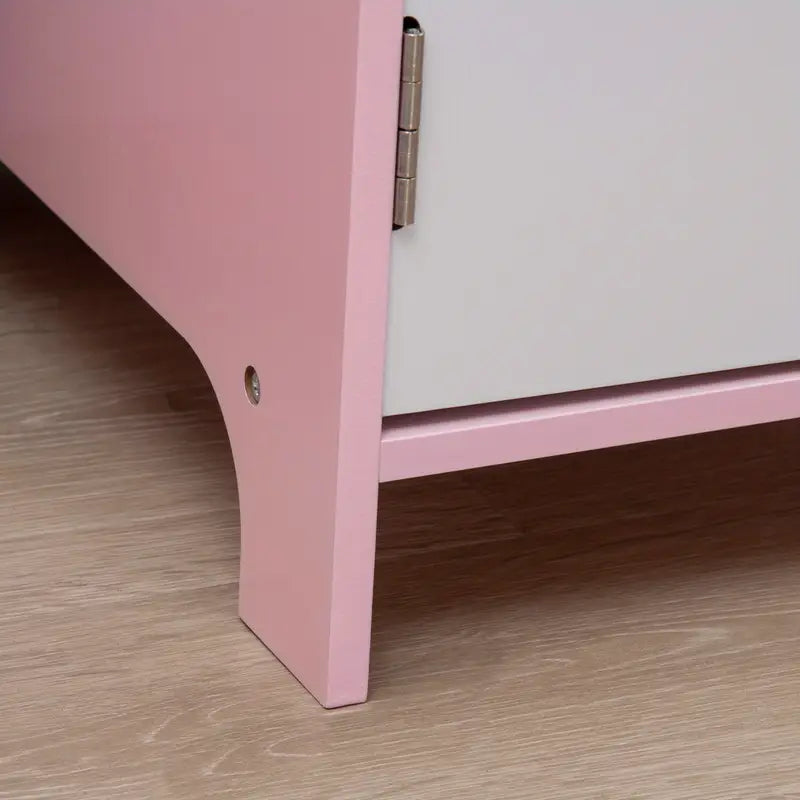 Kids Vanity Set – Pink Princess Makeup Table with Mirror & Chair (Ages 3–7)