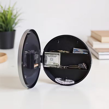 Silent Wall Clock Safe – Hidden Combination Lock Storage for Cash & Valuables