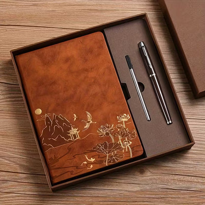 A5 Notebook Gift Set with Pen & Refill – 100 Pages