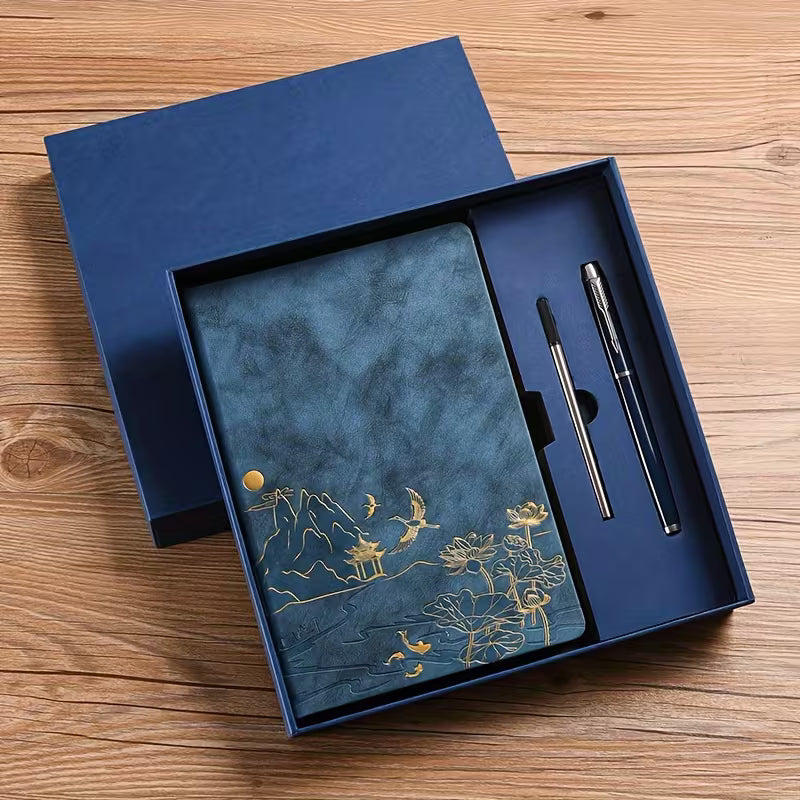 A5 Notebook Gift Set with Pen & Refill – 100 Pages