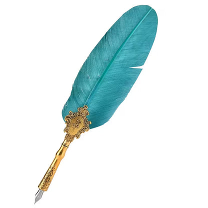 Classic Retro Fountain Dip Pen Set with 5 Replacement Nibs – Gift Box