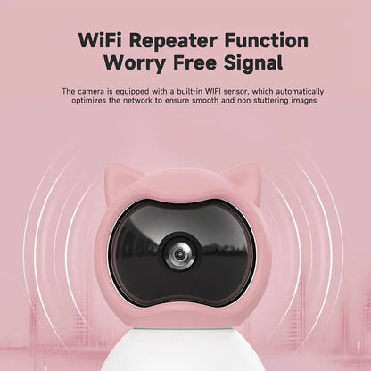 4MP WiFi Baby Monitor Camera Set – Sleep Tracking, Cry Detection & Two-Way Audio