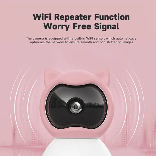 4MP WiFi Baby Monitor Camera Set – Sleep Tracking, Cry Detection & Two-Way Audio