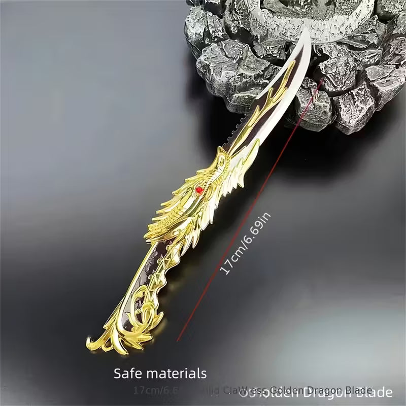 Deluxe M416 Metal Rifle Set – 9.45” Collectible with Dagger & Display Stand