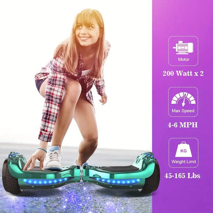 6.5'' Self-Balancing Hoverboard with LED Lights – Electric Scooter