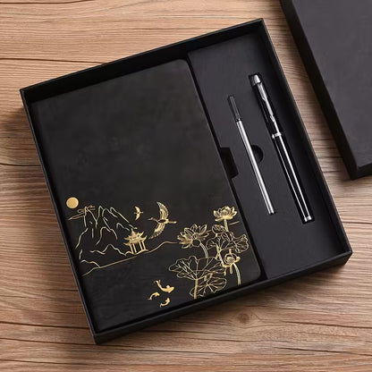 A5 Notebook Gift Set with Pen & Refill – 100 Pages