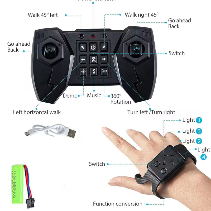 14" All-Terrain RC Stunt Truck