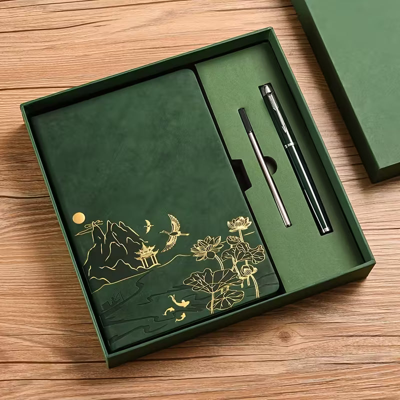 A5 Notebook Gift Set with Pen & Refill – 100 Pages