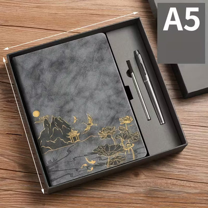 A5 Notebook Gift Set with Pen & Refill – 100 Pages