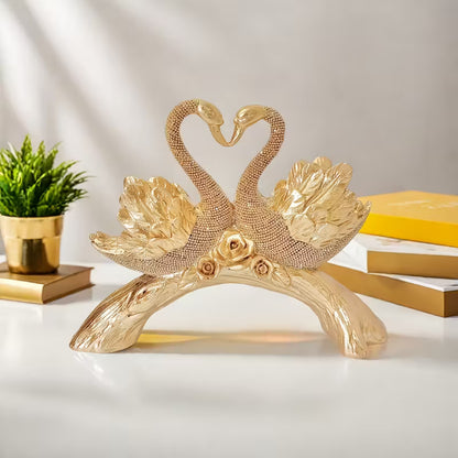 "Modern Abstract Swan Statue – Elegant Desktop Decor & Collectible Gift
