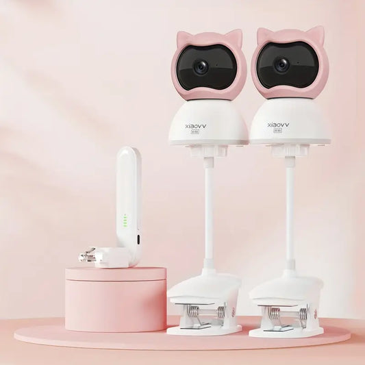 4MP WiFi Baby Monitor Camera Set – Sleep Tracking, Cry Detection & Two-Way Audio
